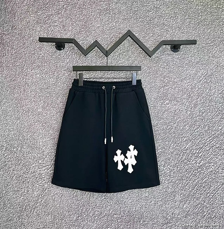 Chrome Hearts Cross Brand Black Shorts