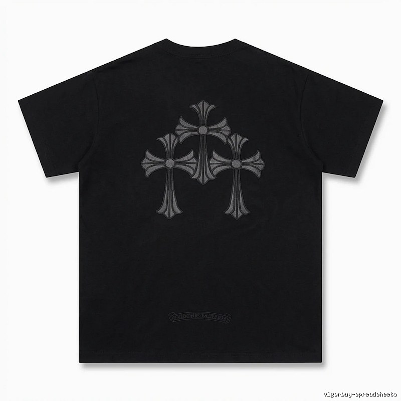 Chrome Hearts Cross Print Black T-shirt