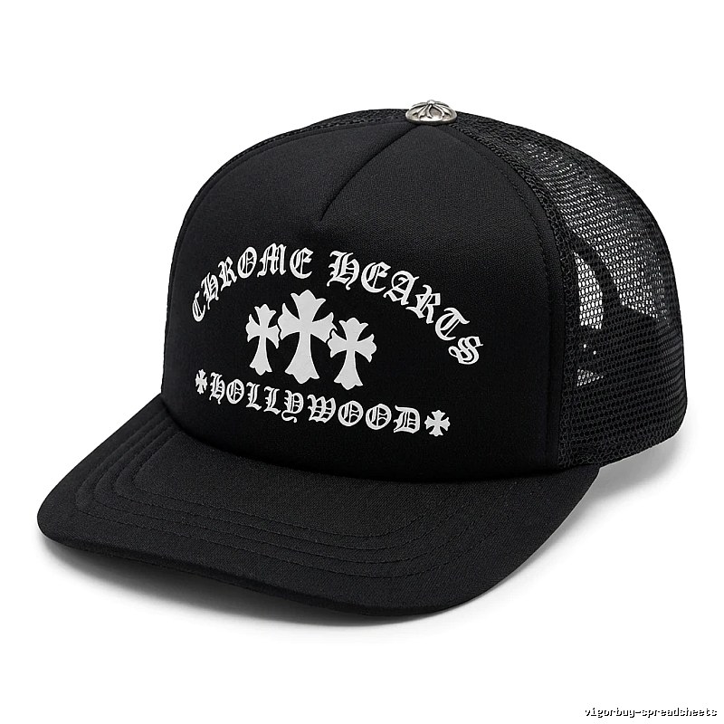 Chrome Hearts Cross Trendy brand Black Hat
