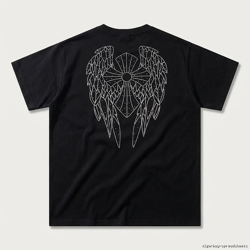Chrome Hearts Wings Dark Style T-shirt