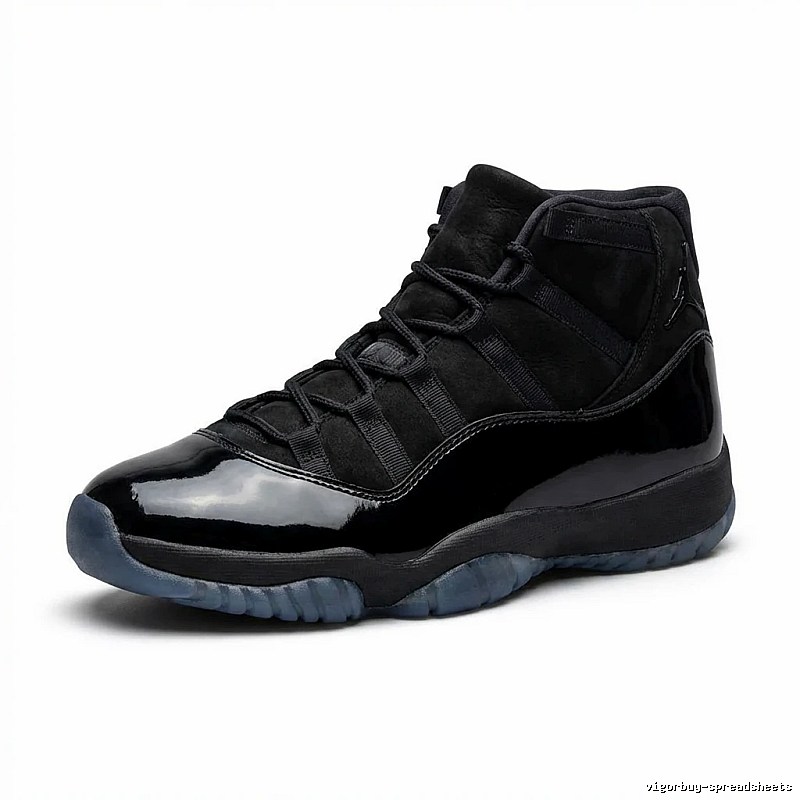 Classic Black Jordan 11 sneakers