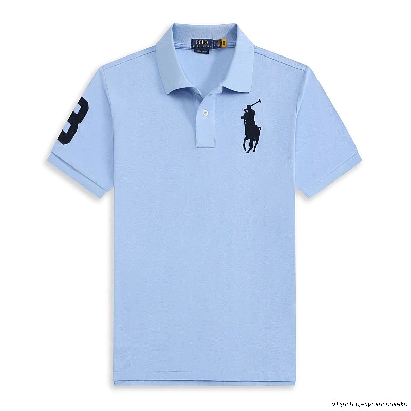 Classic Ralph Lauren Light Blue Polo Shirt