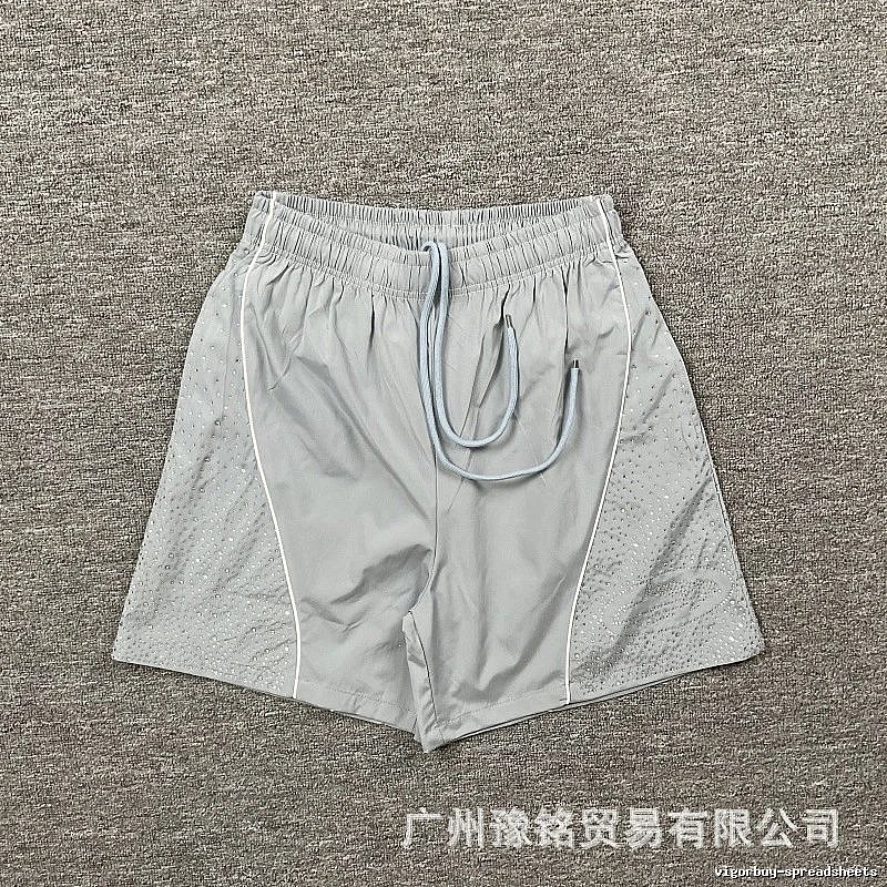 Corteiz Breathable Street Style Grey Sports Shorts