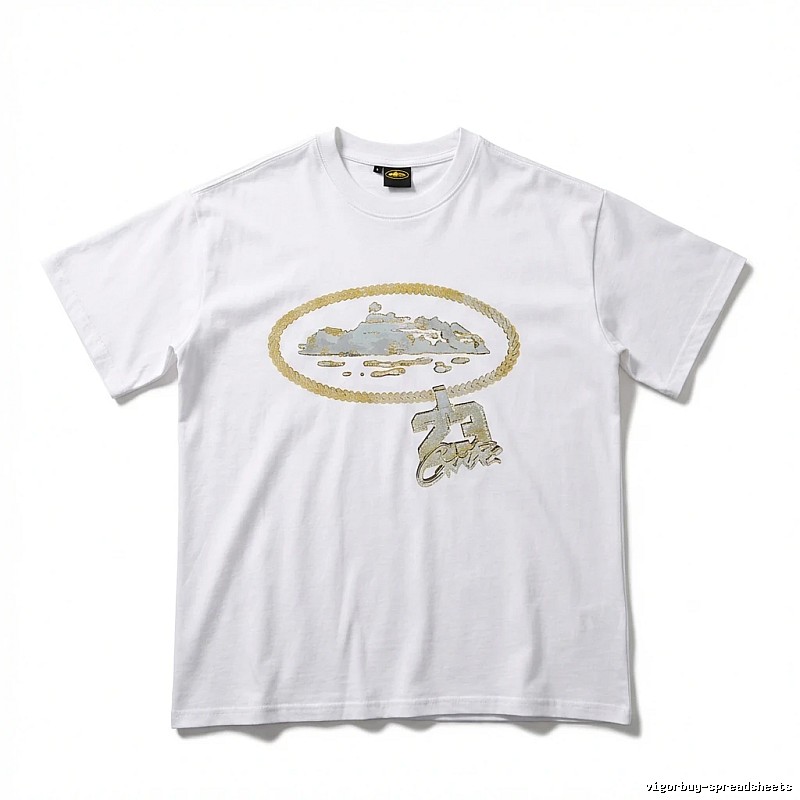 Corteiz Printed Trendy White T-shirt