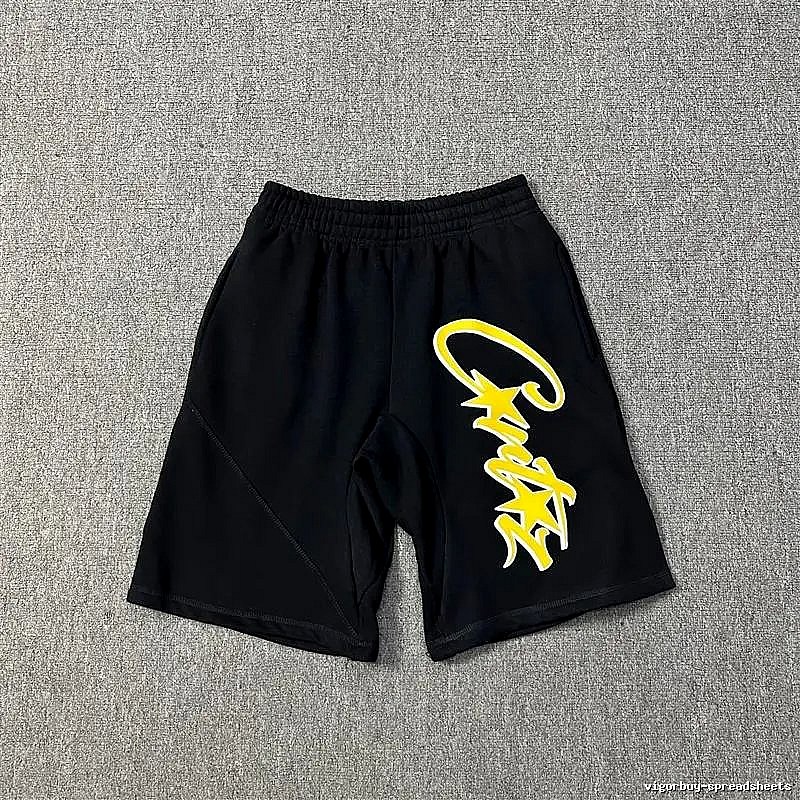 Corteiz Trendy Black Shorts