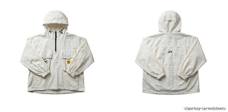 Corteiz Workwear Style White Jacket