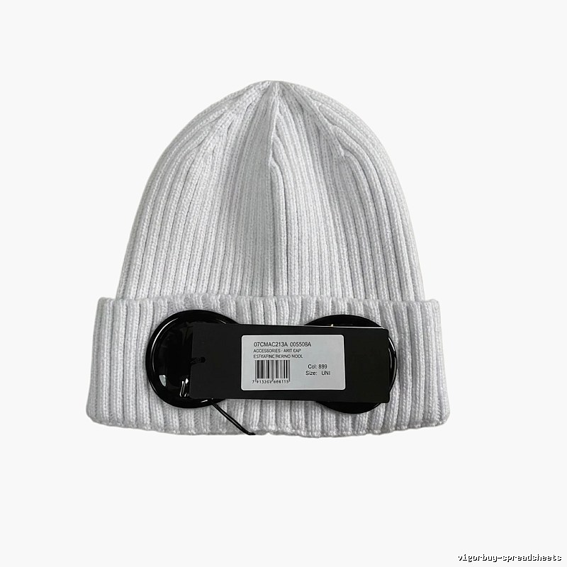 C.P. Pure Color Minimalist Style White Hat
