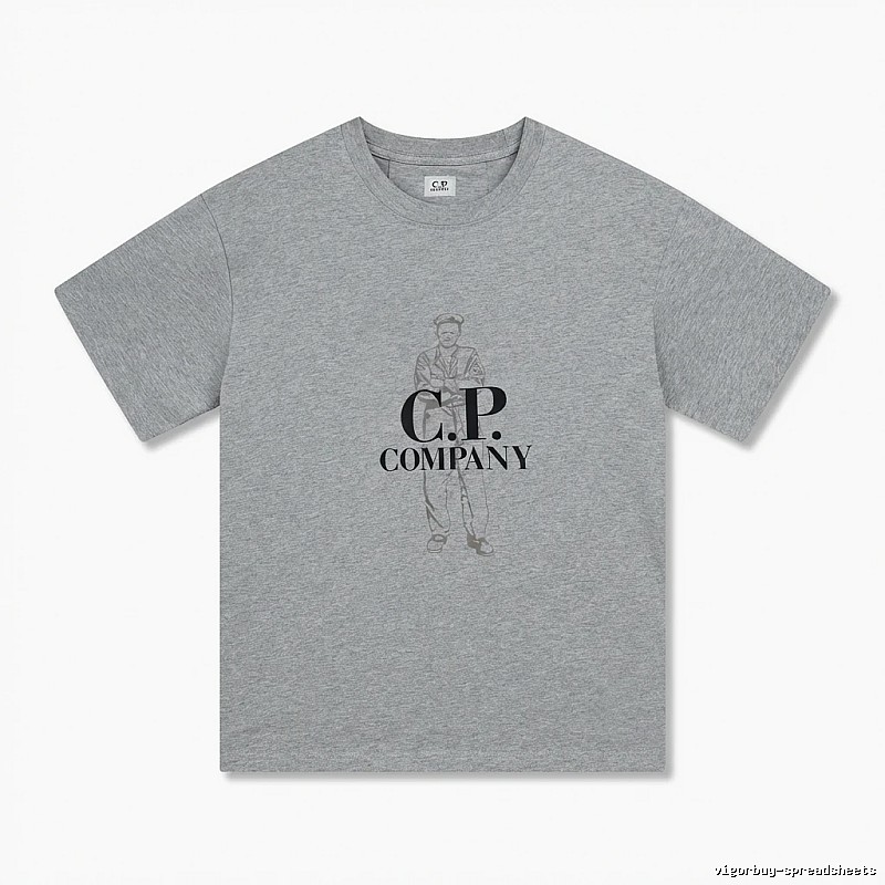 C.P. Retro Style Gray T-shirt