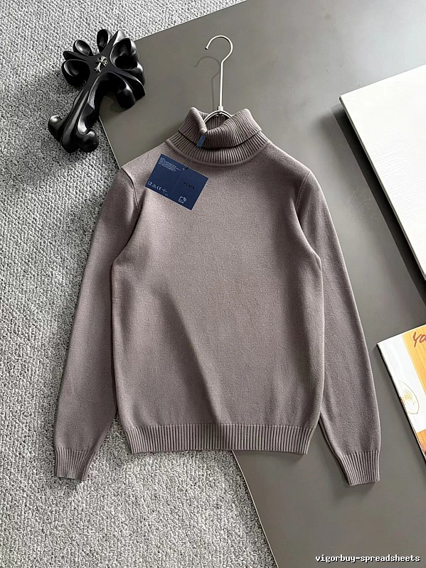 Daily Wear Prada Turtleneck Sweater Button Detail