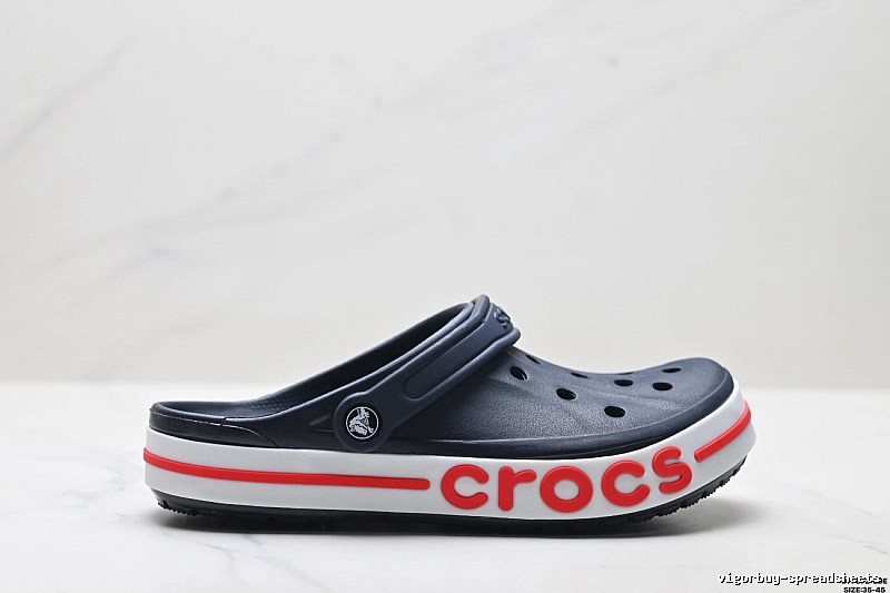 Deep blue of the trendy Crocs clogs