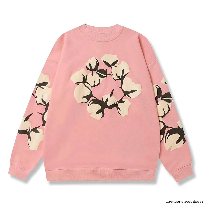 DENIM TEARS Pink Floral Sweatshirt