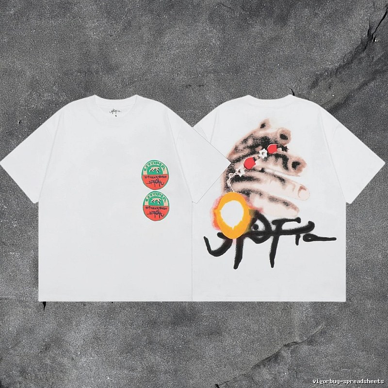 Denim Tears White Graphic T-Shirt Statement Graphic