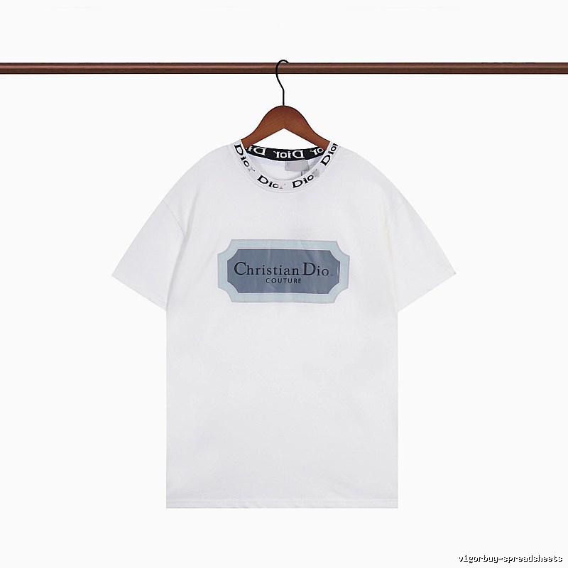 Dior Couture Minimalist Style White Short-sleeve T-shirt