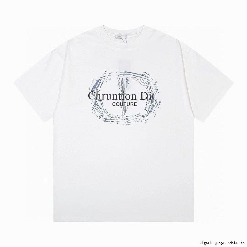 Dior Couture Trendy Style White Short-sleeve T-shirt