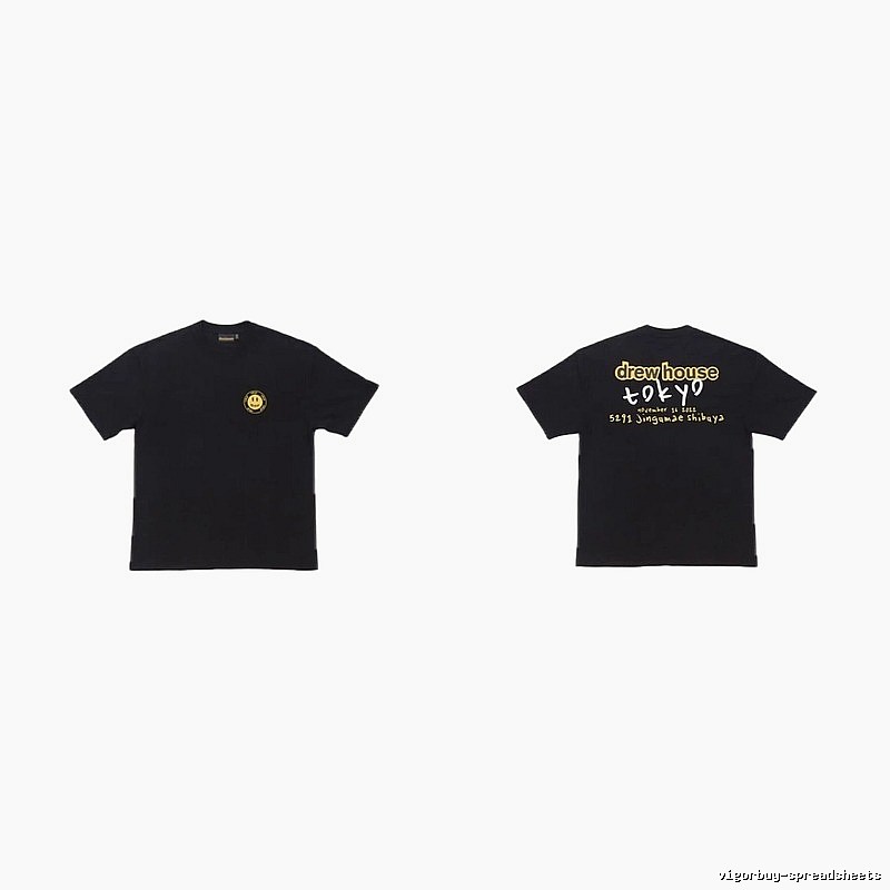 DrewHouse Tokyo Limited Street Style Black T-Shirt