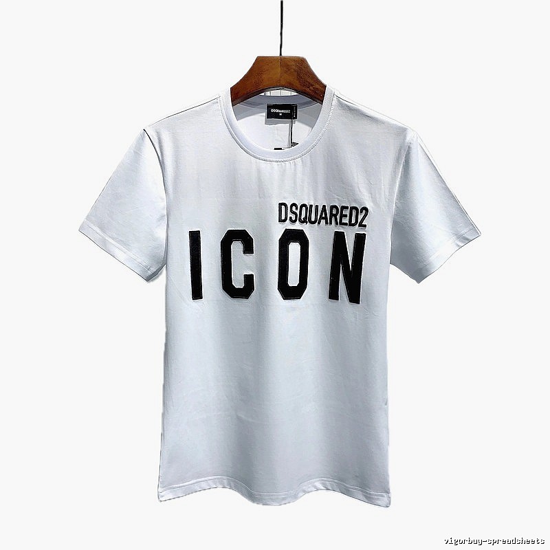 DSQUARED2 ICON Streetwear White Short-sleeve T-shirt