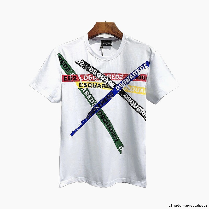DSQUARED2 Printed Street Style White T-Shirt