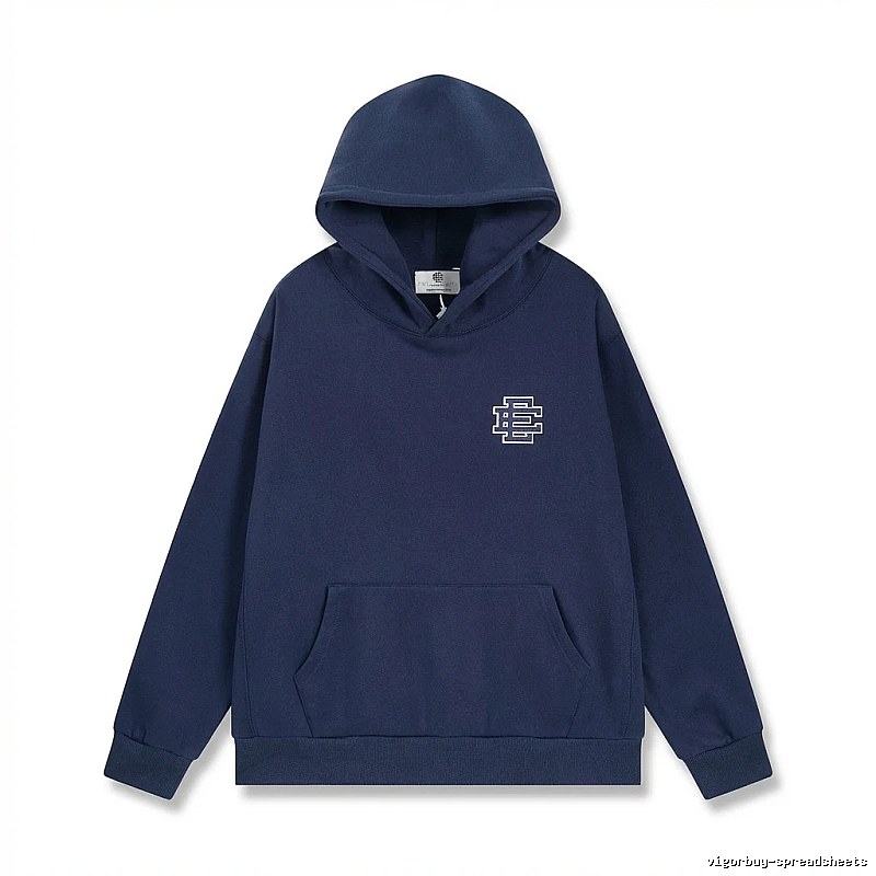 Eric Emanuel Minimalist Style Navy Blue Sweatshirt