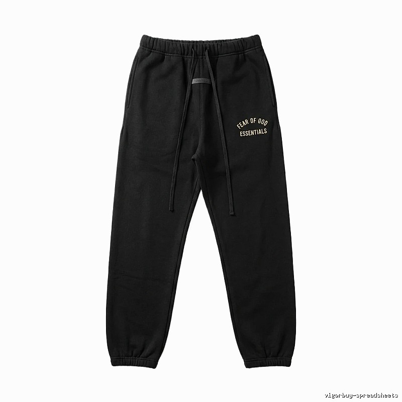 ESSENTIALS Black Casual Sweatpants