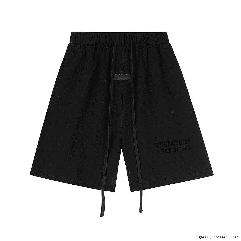 ESSENTIALS minimalist style black shorts