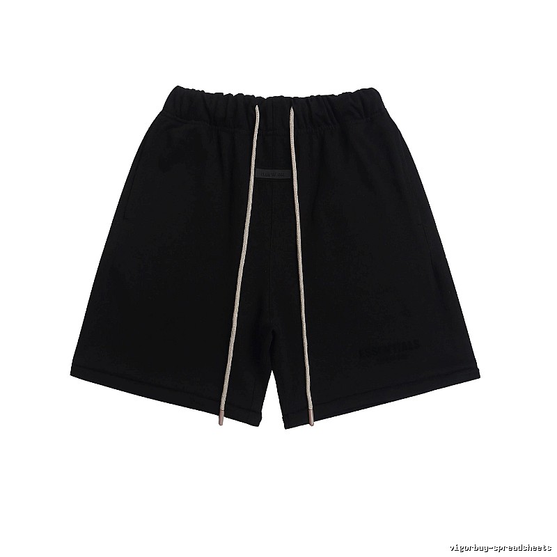 ESSENTIALS minimalist style black shorts