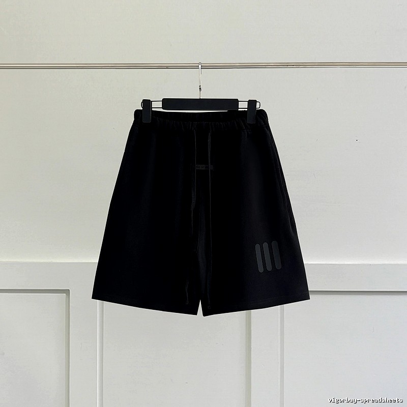 ESSENTIALS minimalist style black shorts