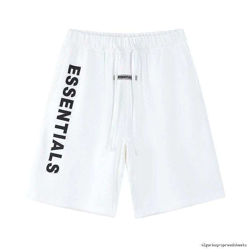 ESSENTIALS minimalist style white shorts