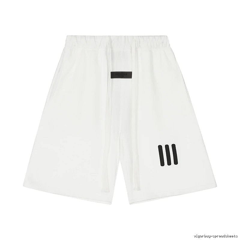 ESSENTIALS minimalist style white shorts