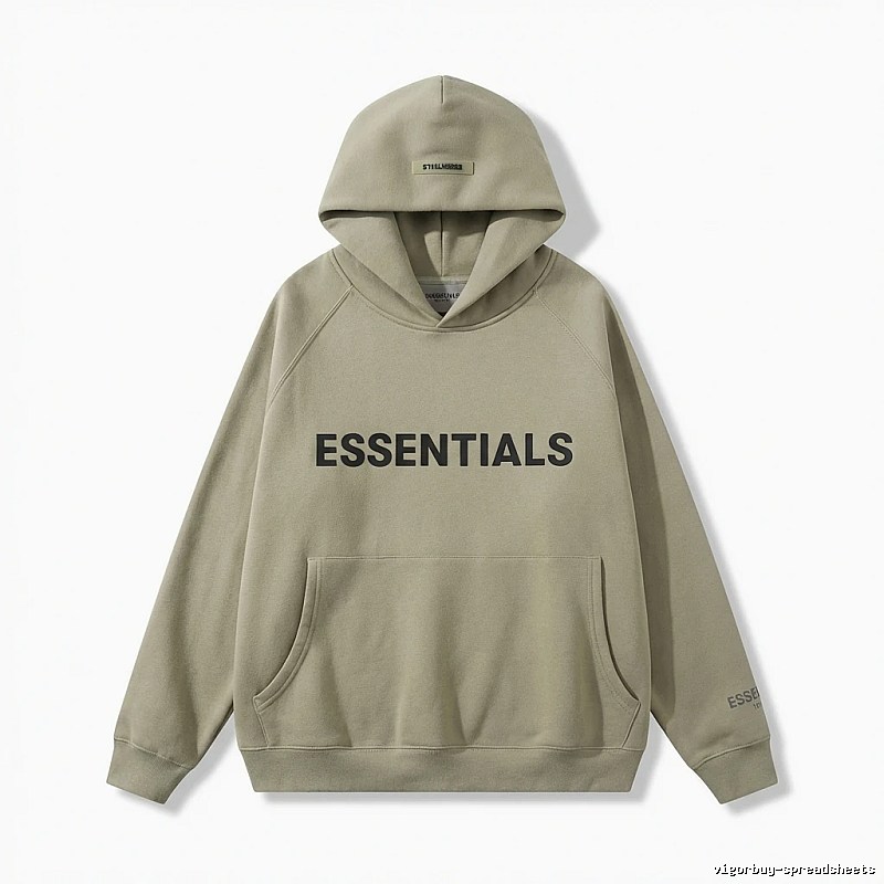 ESSENTIALS Simple Style Grey Hoodie