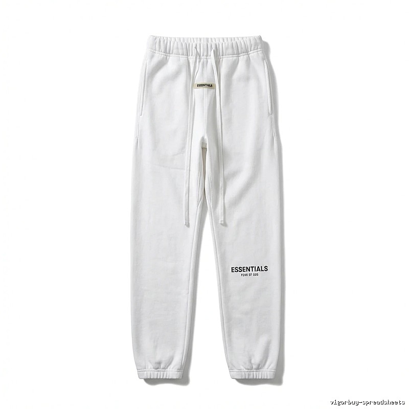 ESSENTIALS Simple Style White Sweatpants