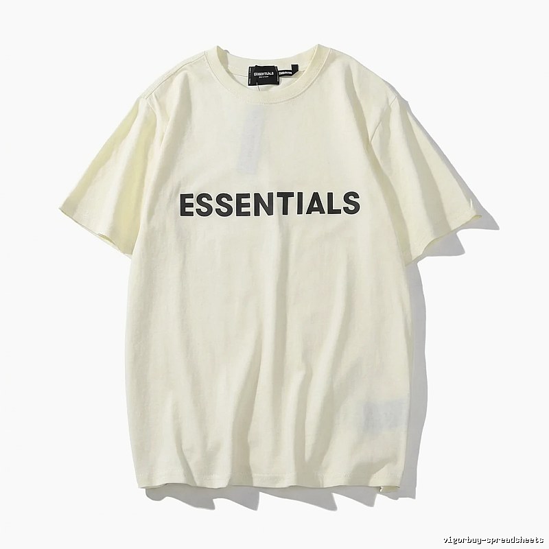 ESSENTIALS Simple White T-shirt