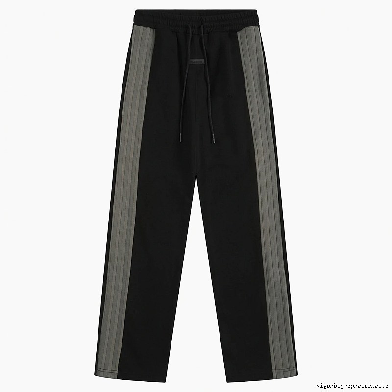 ESSENTIALS striped casual black pants