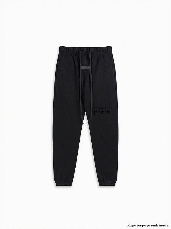 Essentials trendy and cool style black sweatpants