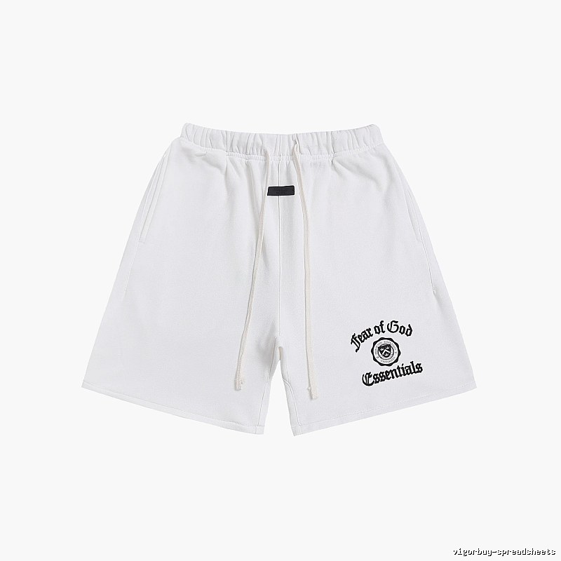 ESSENTIALS Trendy Brand Simple White Shorts