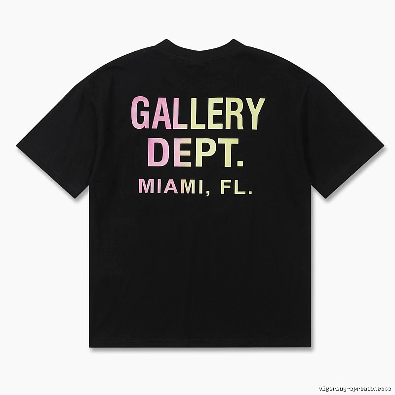 Gallery Dept Colorful Letter Style Short-sleeve Shirt