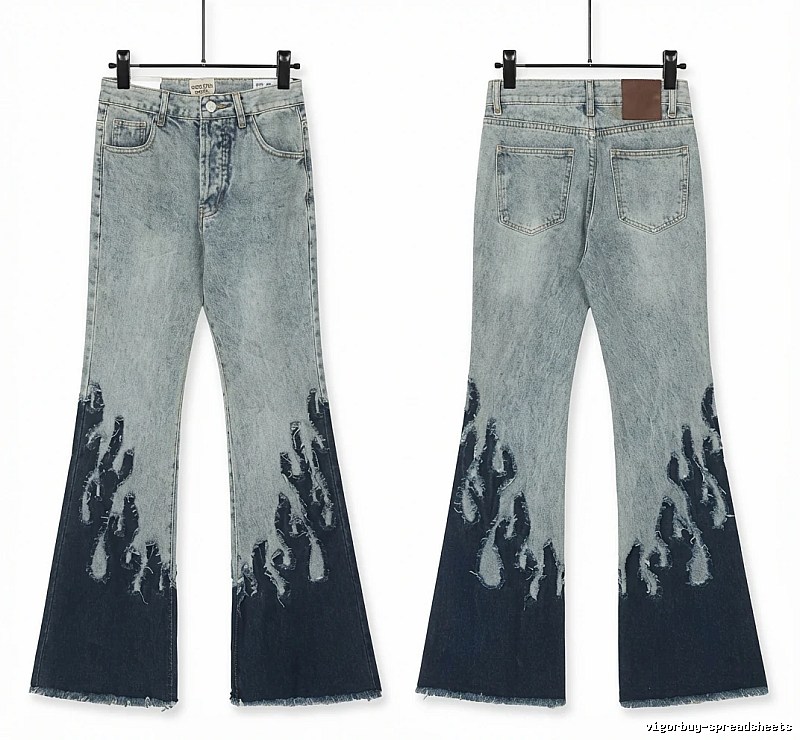 Gallery Dept Flame Wind Blue Jeans