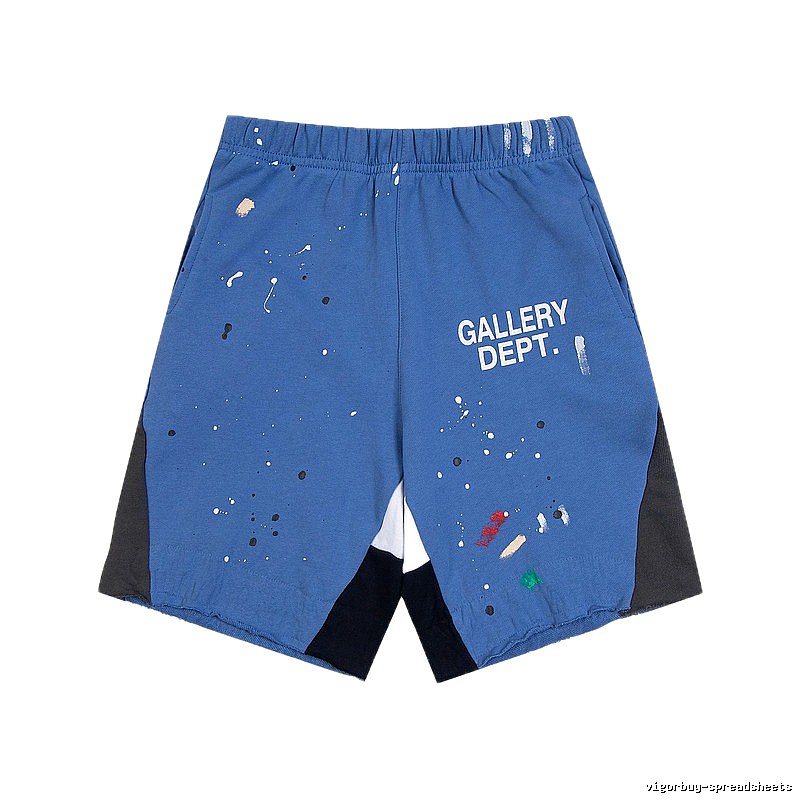 Gallery Dept. graffiti-style blue shorts