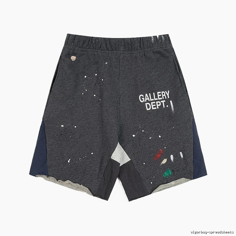 Gallery Dept Graffiti Style Grey Shorts