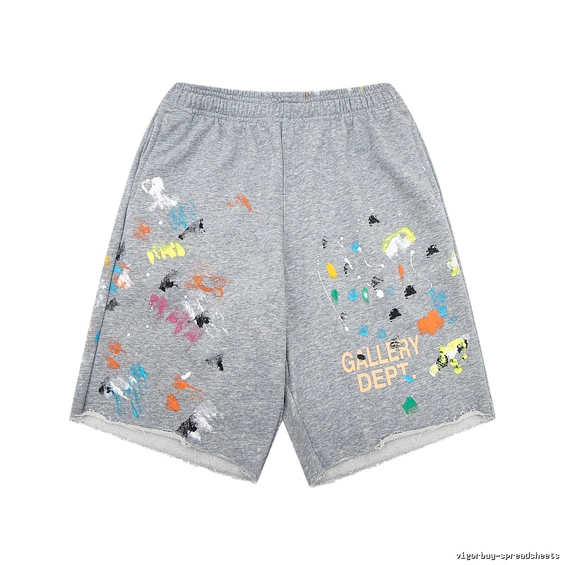 Gallery Dept Graffiti Style Grey Shorts