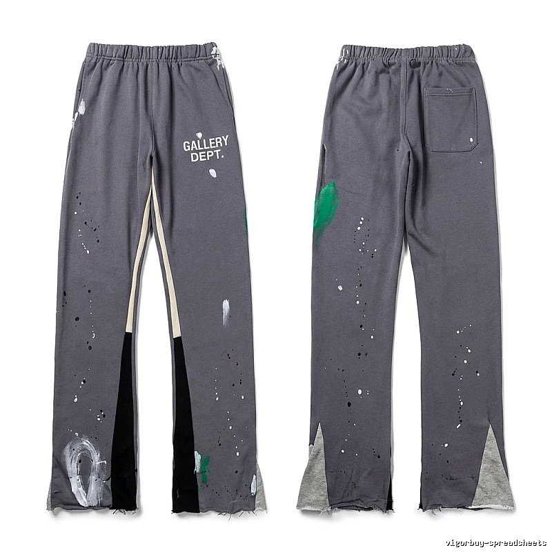 Gallery Dept Graffiti Style Grey Trousers