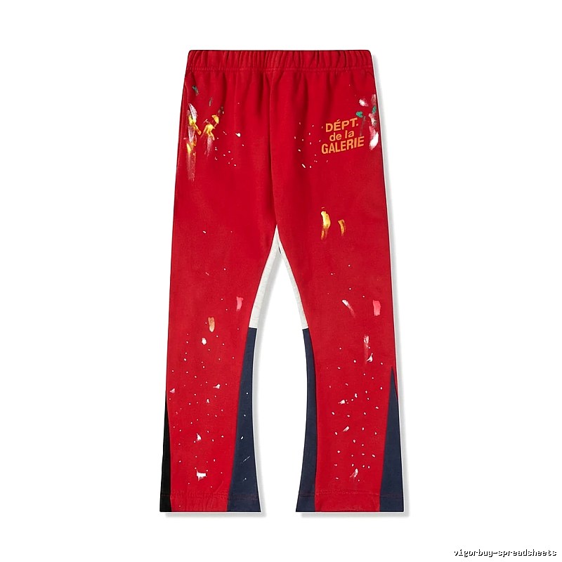 Gallery Dept graffiti-style red pants