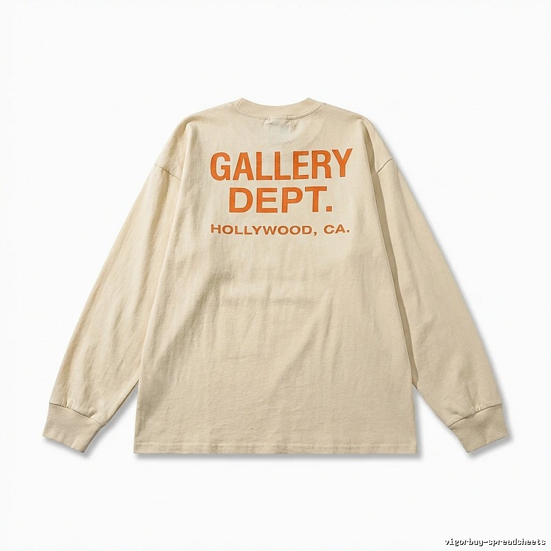 Gallery Dept retro-style beige long-sleeve