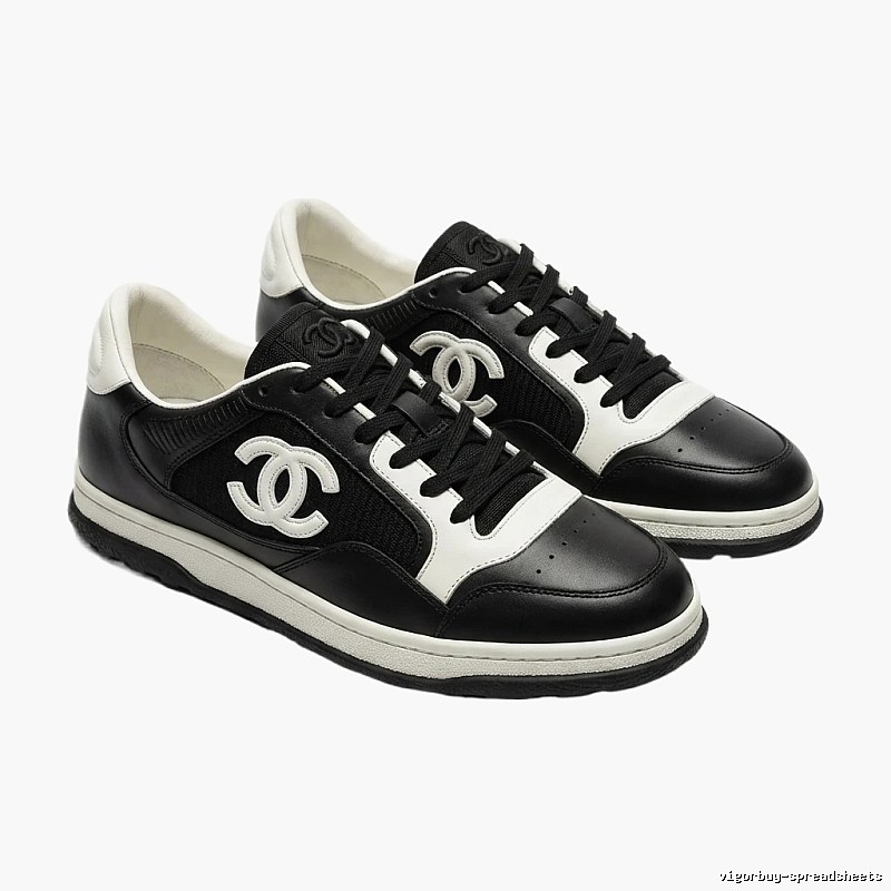 Gucci retro black-and-white sports shoes