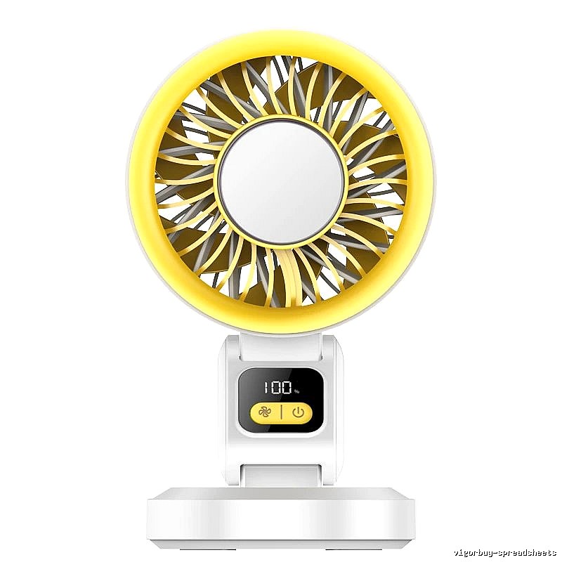 Heat Relief Desktop Cooling Fan White Standard Airflow