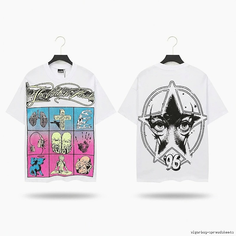 Hellstar Dark Trendy and Cool Style White T-shirt