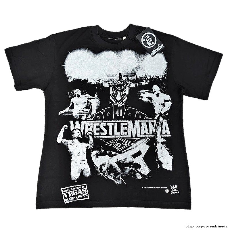 Hellstar WrestleMania Street Style Black T-Shirt