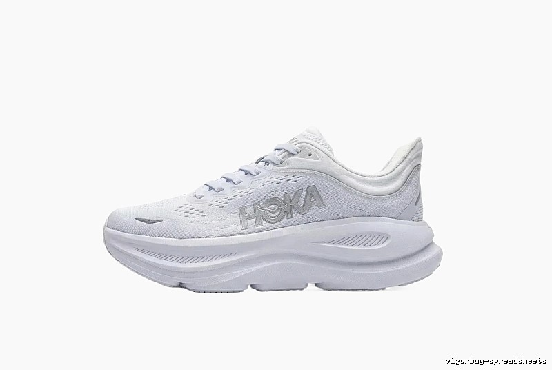 HOKA trendy brand white sports shoes