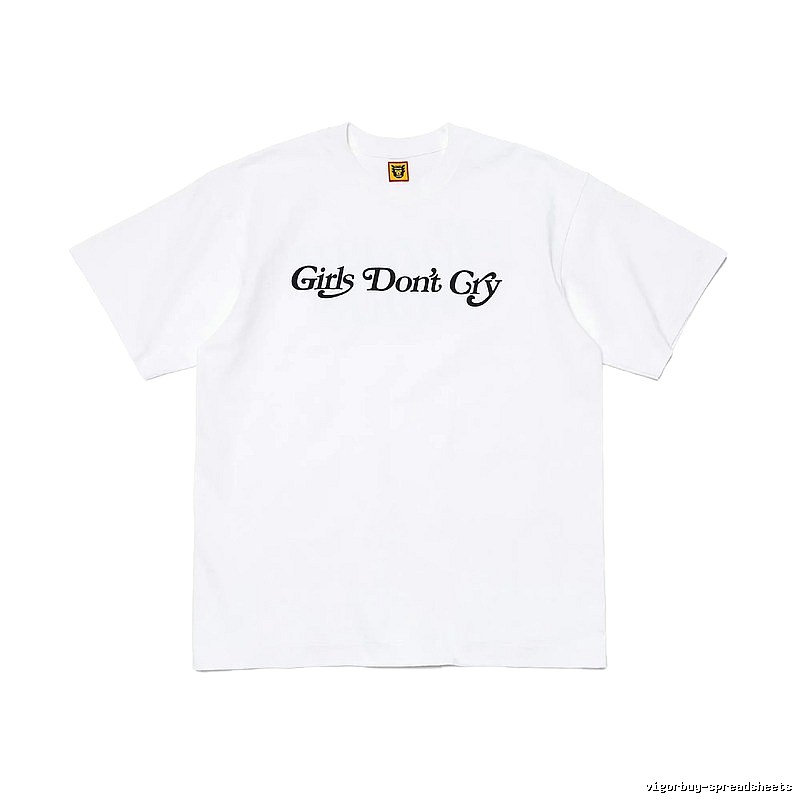 HUMAN MADE Co-branded Japanese Streetwear White Printed T-Shirt