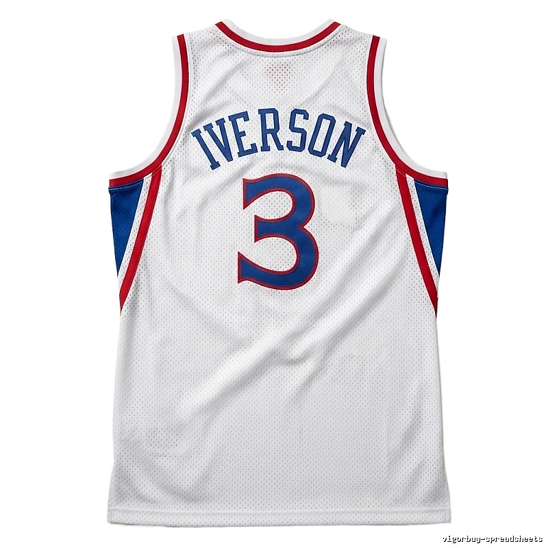 Iverson No. 3 retro-style jersey