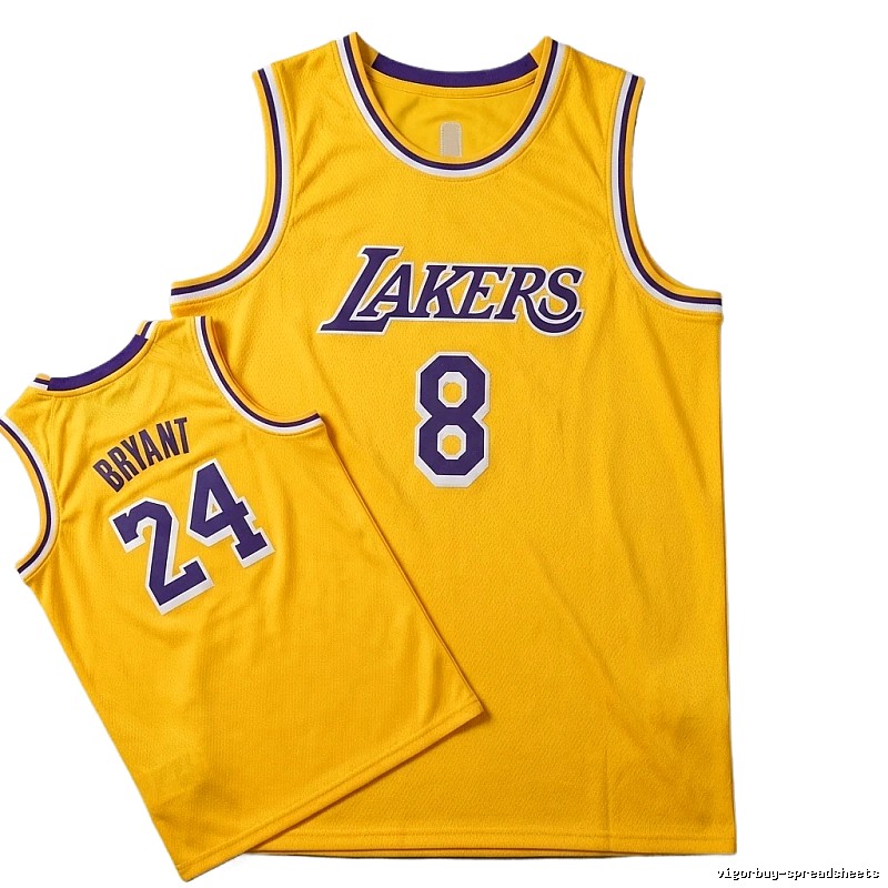 Kobe Lakers retro yellow jersey